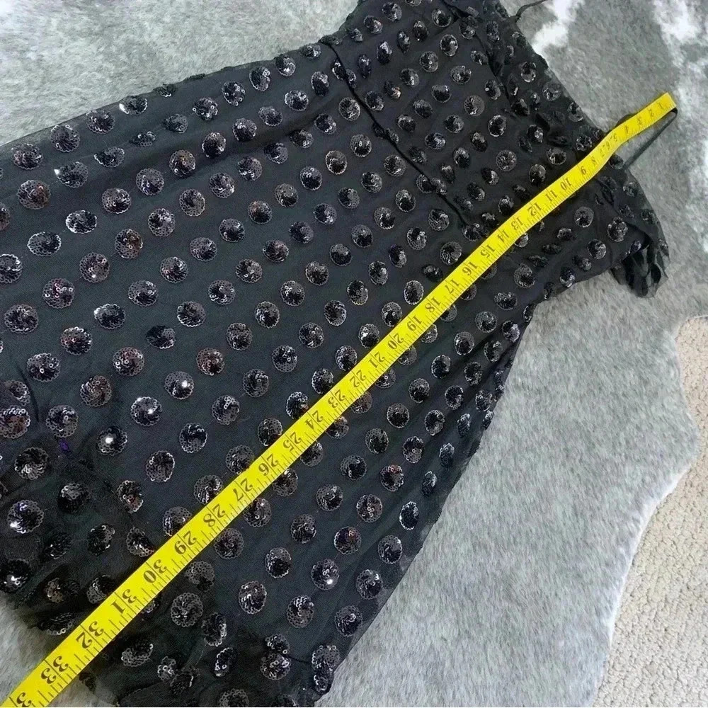 NWT Sequin Polka Dot Dress - Picture 10 of 12